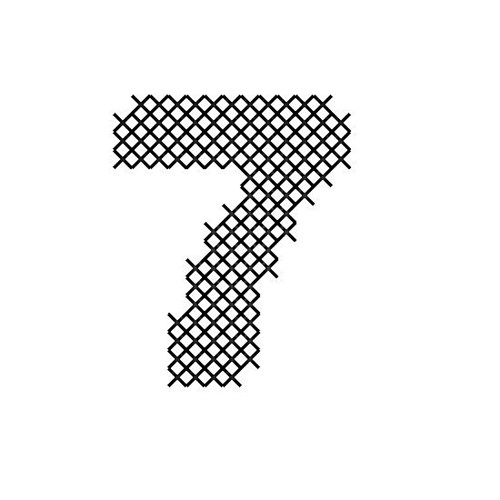 Cross Stitch Font 7 Machine Embroidery Design