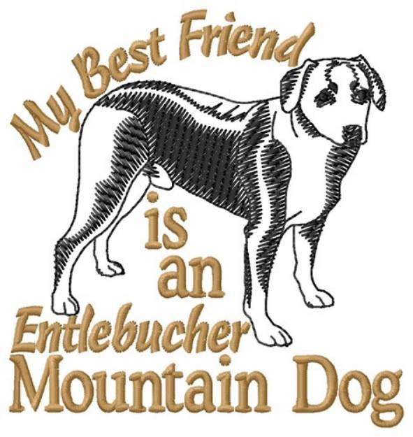 Picture of Best Friend Machine Embroidery Design