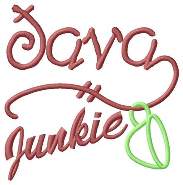 Picture of Java Junkie Machine Embroidery Design