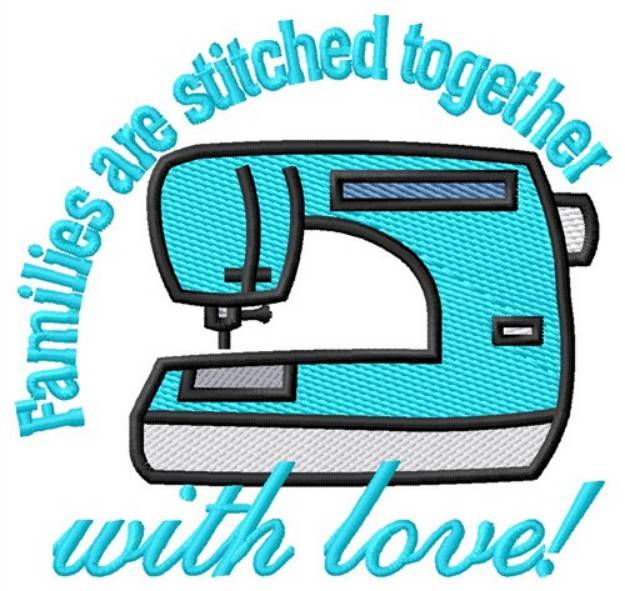 Picture of Families Together Machine Embroidery Design