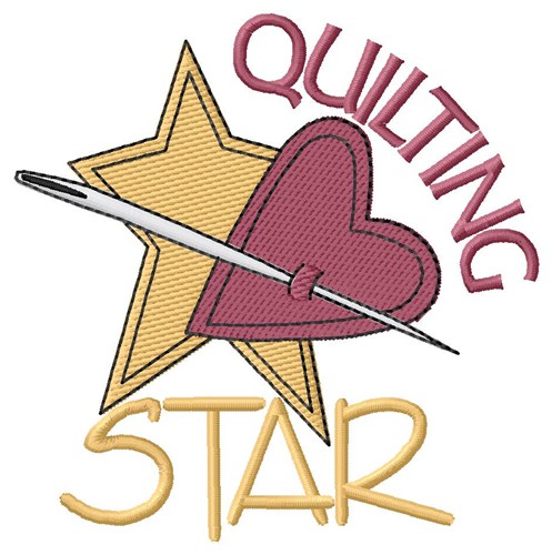 Quilting Star Machine Embroidery Design