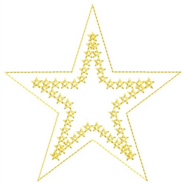 Picture of Star Fill Machine Embroidery Design