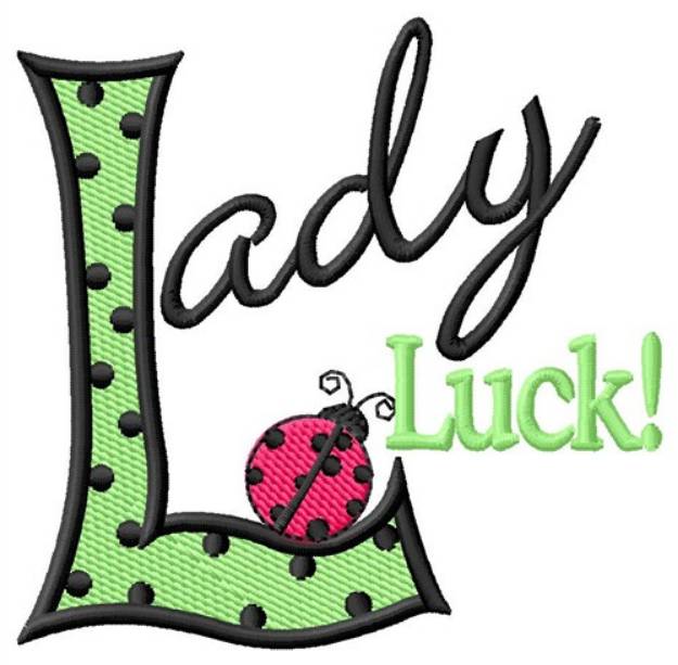 Picture of Luck Machine Embroidery Design