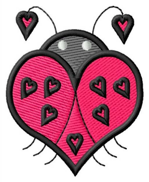 Picture of Ladybug  Love Machine Embroidery Design