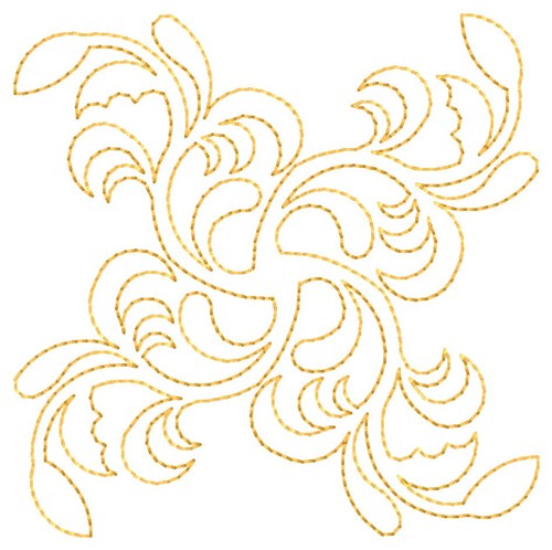 Swirl Design Machine Embroidery Design