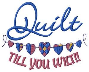 Picture of Till You Wilt Machine Embroidery Design