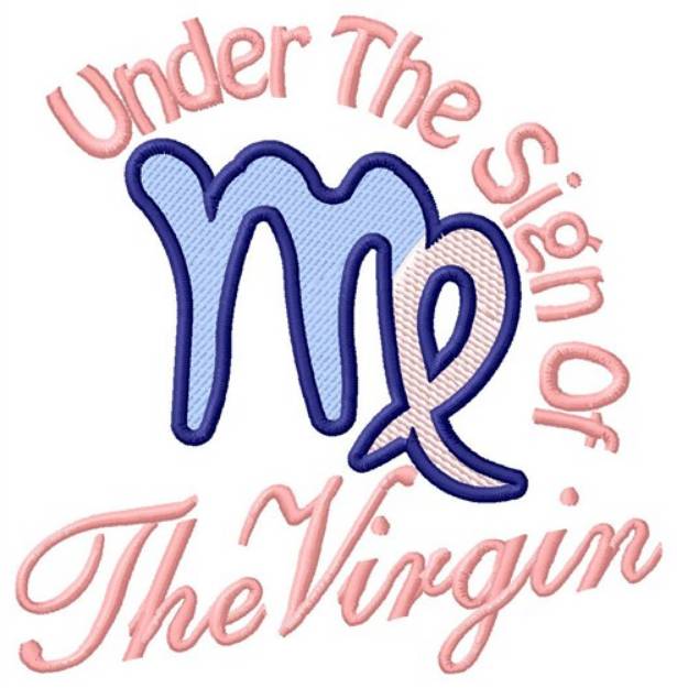 Picture of The Sign Of The Virgin Machine Embroidery Design