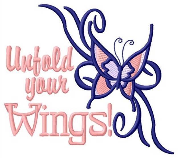 Picture of Unfold Your Wings Machine Embroidery Design