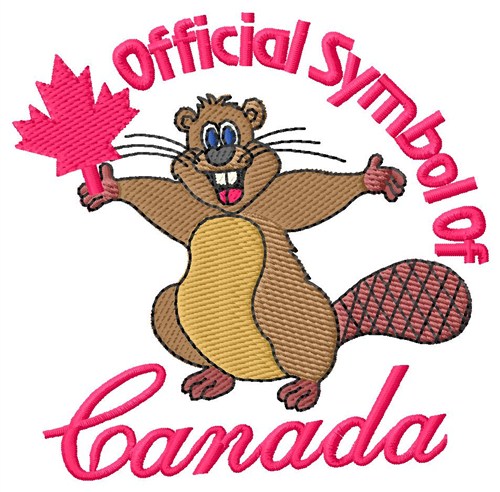 Official Symbol Canada Machine Embroidery Design