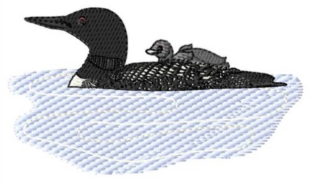 Picture of Canadian Loons Machine Embroidery Design
