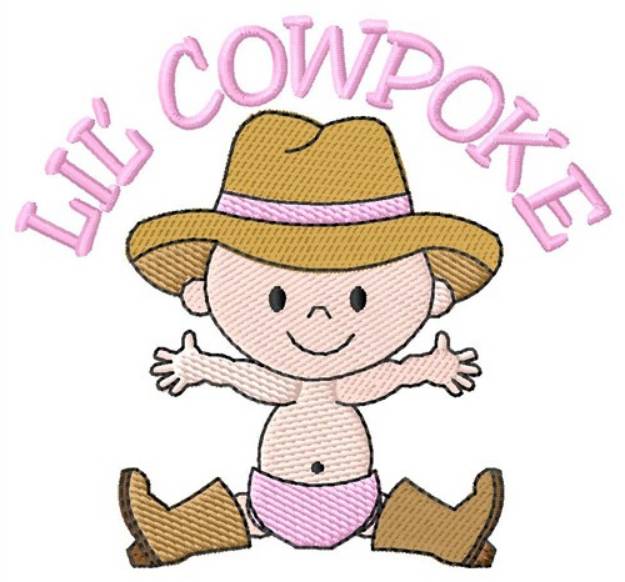 Picture of Lil Cowpoke Machine Embroidery Design