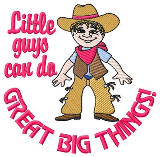 Picture of Big Things Machine Embroidery Design