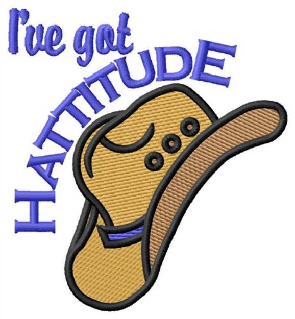 Picture of Hattitude Machine Embroidery Design