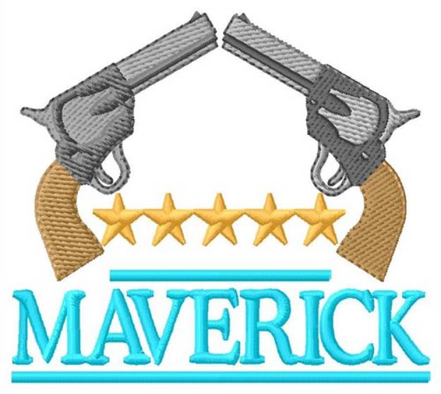 Picture of Maverick Machine Embroidery Design