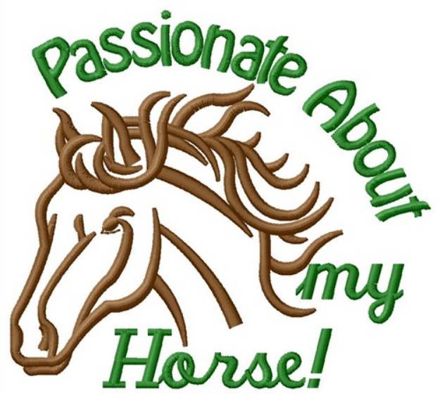 Picture of Passionate About Horse Machine Embroidery Design