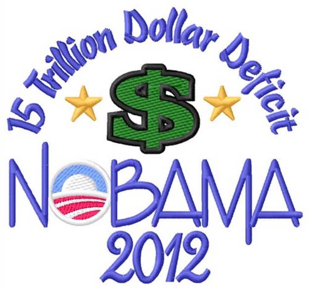 Picture of Trillion Dollar Deficit Machine Embroidery Design