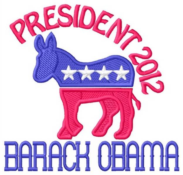 Picture of President 2012 Machine Embroidery Design