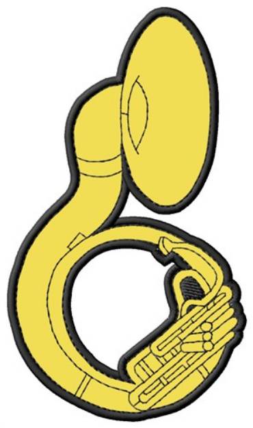 Picture of Sousaphone Machine Embroidery Design