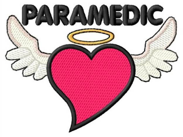 Picture of Paramedic Angel Machine Embroidery Design