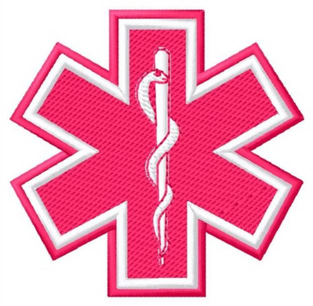 Picture of Star Of Life Machine Embroidery Design