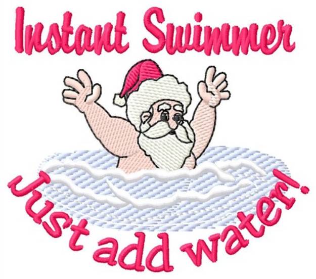 Picture of Instant Swimmer Machine Embroidery Design