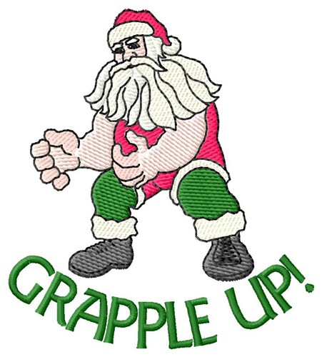 Grapple Up Machine Embroidery Design
