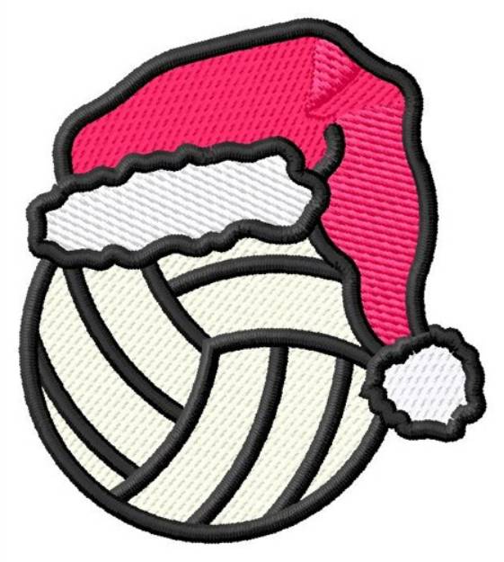Picture of Voleyball Christmas Machine Embroidery Design