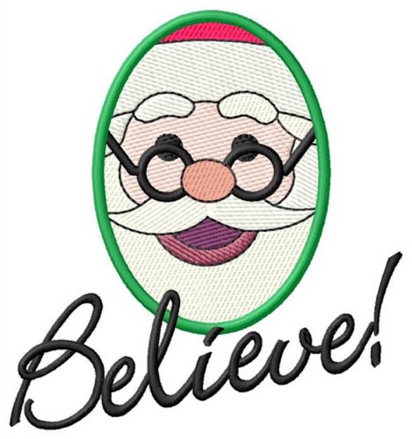 Picture of Believe Machine Embroidery Design