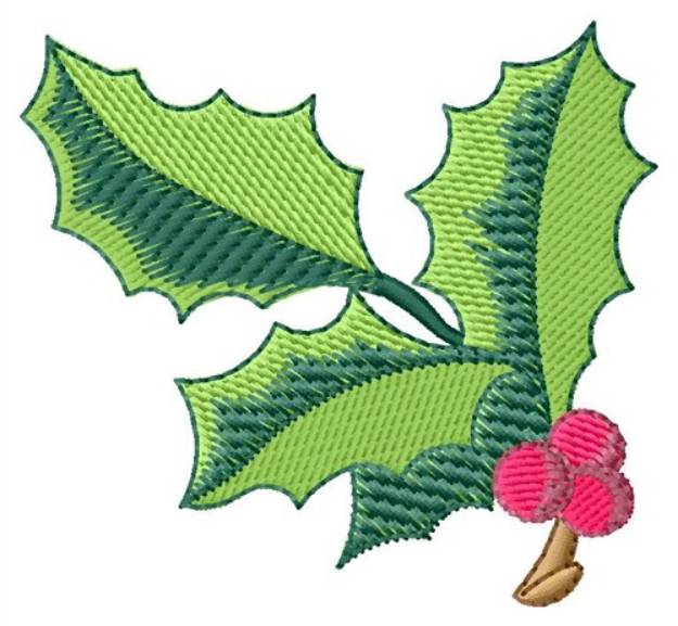 Picture of Holly Machine Embroidery Design