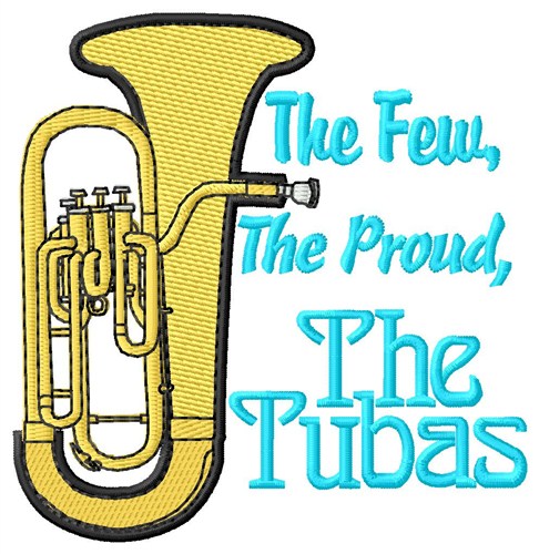 The Tubas Machine Embroidery Design