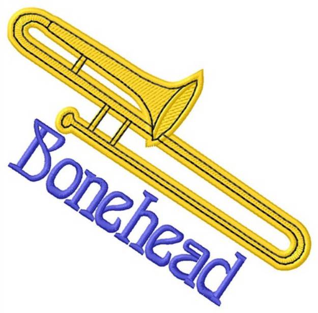 Picture of Bonehead Machine Embroidery Design