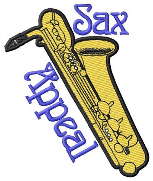 Picture of Sax Appeal Machine Embroidery Design