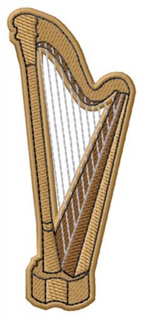 Picture of Harp Machine Embroidery Design