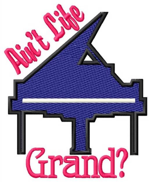 Picture of Aint Life Grand Machine Embroidery Design