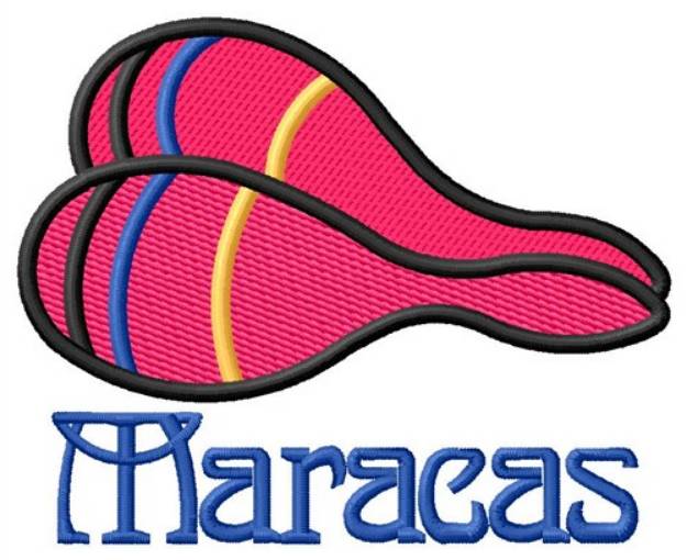 Picture of Maraccas Machine Embroidery Design