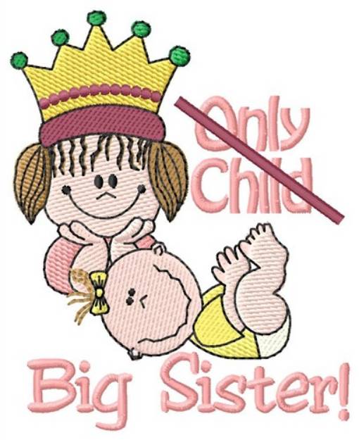 Picture of Big Sister Machine Embroidery Design