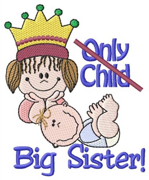 Picture of Big Sister Machine Embroidery Design