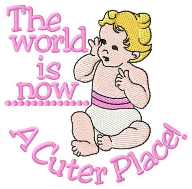 Picture of A Cuter Place Machine Embroidery Design