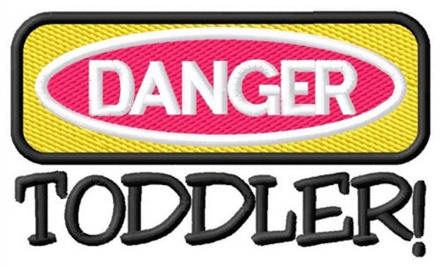 Picture of Danger Toddler Machine Embroidery Design