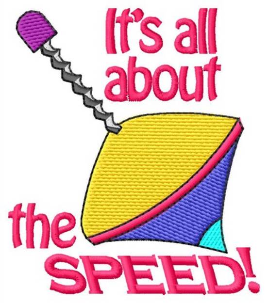 Picture of All About Speed Machine Embroidery Design