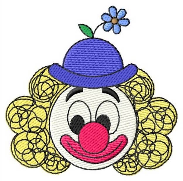 Picture of Clown Face Machine Embroidery Design