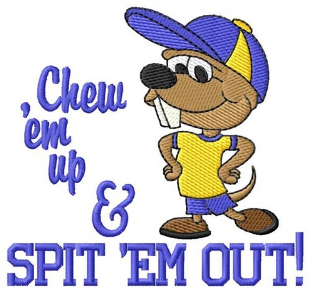 Picture of Chew Em Up Machine Embroidery Design