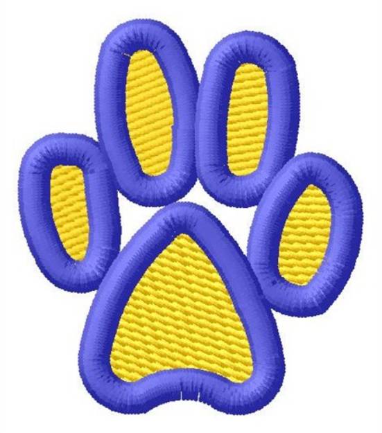 Picture of Pawprint Machine Embroidery Design