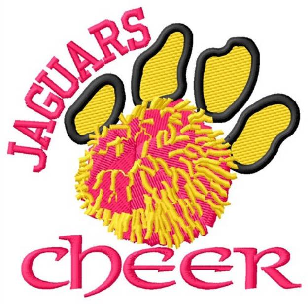 Picture of Jaguars Cheer Machine Embroidery Design