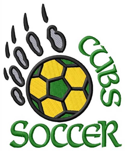 Picture of Cubs Soccer Machine Embroidery Design