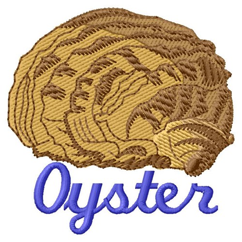Oyster Machine Embroidery Design