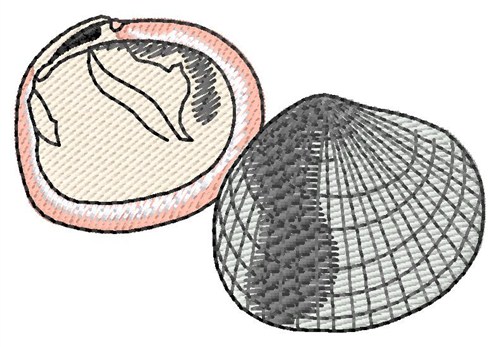 Saucer Shells Machine Embroidery Design