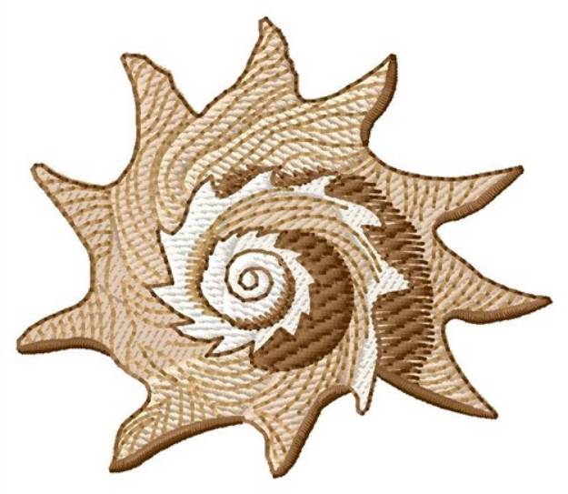 Picture of Long-Spined Star Shell Machine Embroidery Design