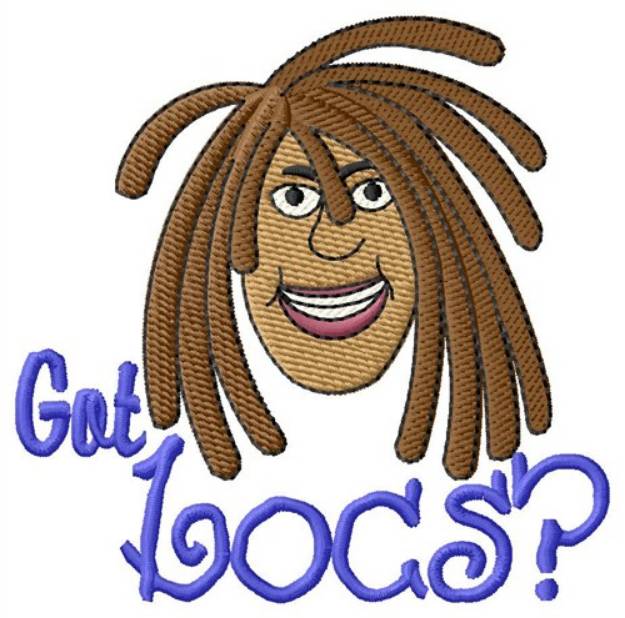 Picture of Got Locs? Machine Embroidery Design