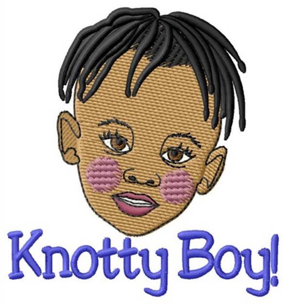 Picture of Knotty Boy Machine Embroidery Design